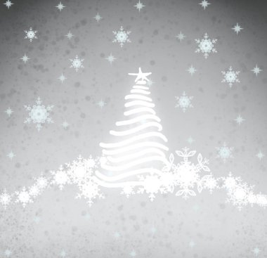 Noel ağacı ile vektör arka plan