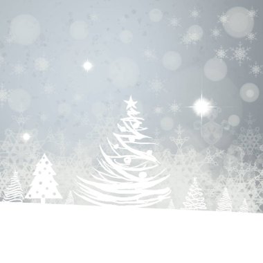 Kar taneli vektör noel arkaplanı