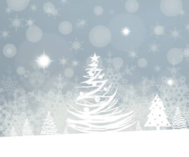 Kar taneli vektör noel arkaplanı