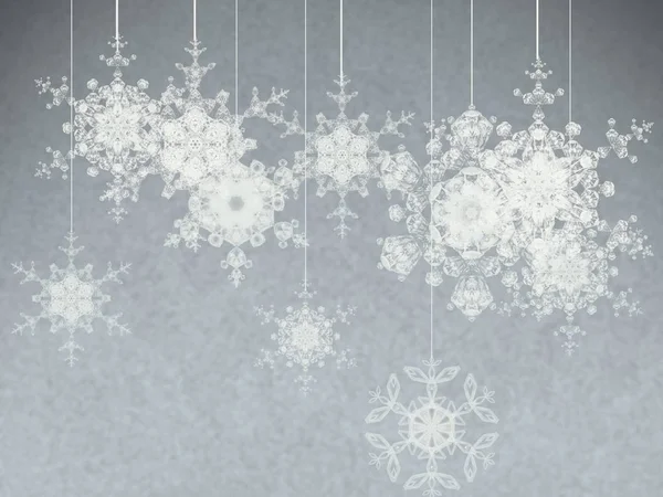 Abstract Grunge Background Snowflakes — Stock Photo, Image