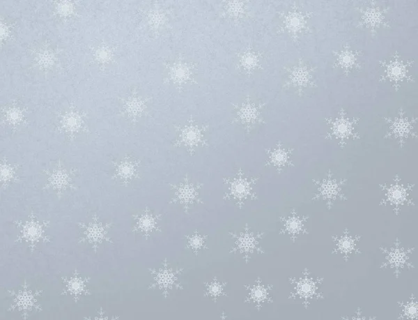 Abstracte Kerstachtergrond Met Sneeuwvlokken — Stockfoto