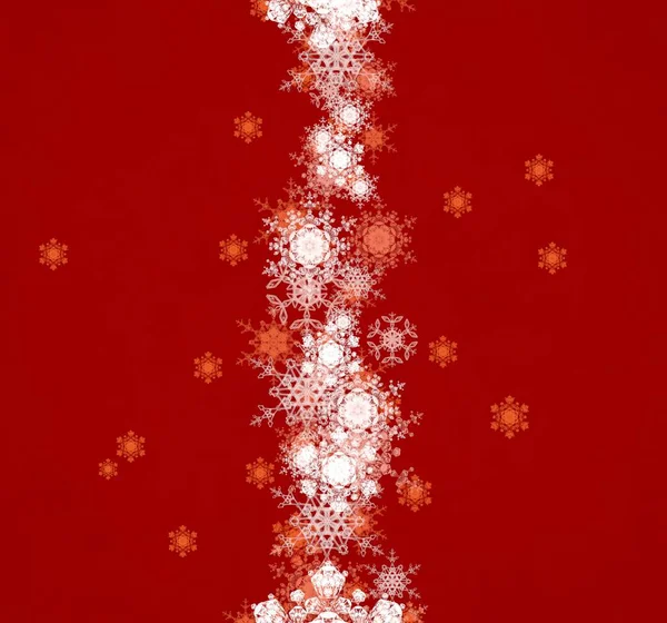 Christmas Tree Background Snowflakes — Stock Photo, Image