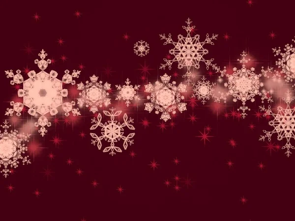 Abstract Seamless Background Snowflakes — Stock Photo, Image