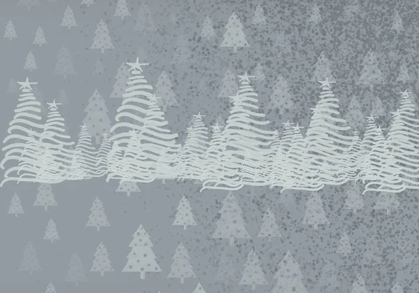 Illustrazione Vettoriale Dell Albero Natale — Foto Stock