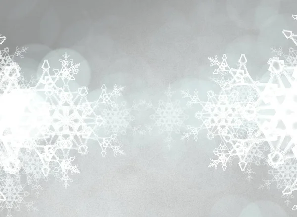 Abstract Seamless Background Snowflakes — Stock Photo, Image