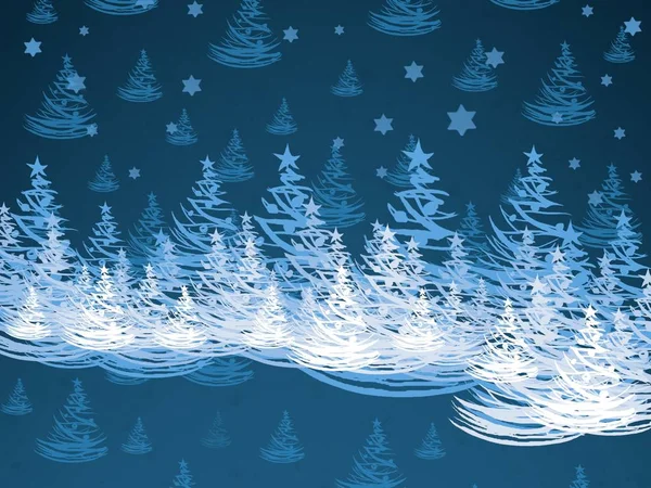 Vector Navidad Fondo Con Copos Nieve — Foto de Stock