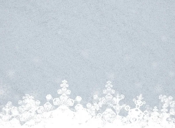 雪と白いグランジの背景 — ストック写真