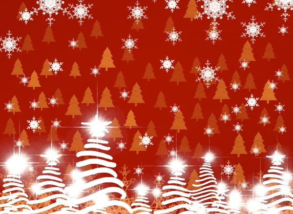 Illustrazione Dell Albero Natale — Foto Stock