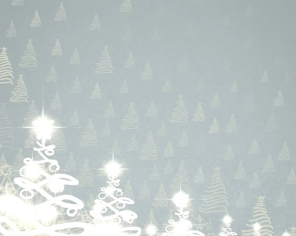 与雪花复古圣诞背景 — 图库照片