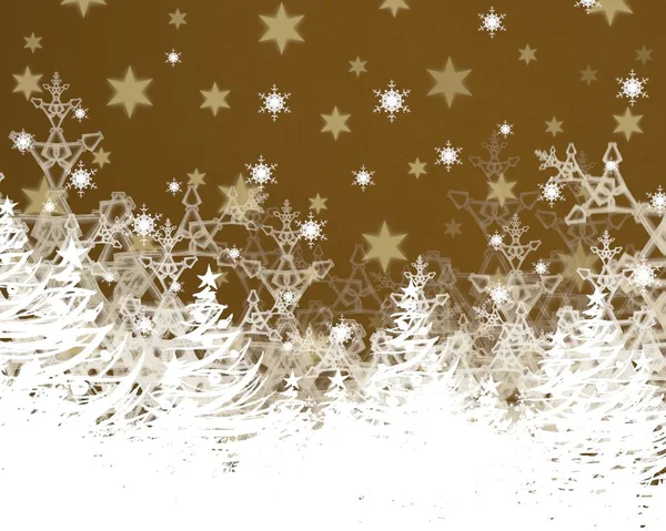 Рождество Блестящий Фон Снежинками — стоковое фото