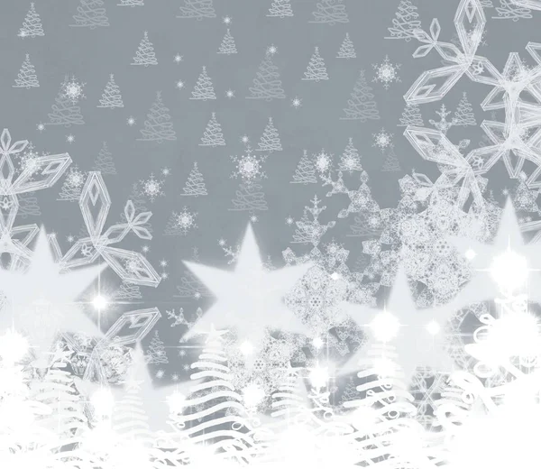 Abstract snowflakes. 2d illustration. Christmas time decorative texture. Colorful background. Decorative paper card image. Christmas Eve decoration.