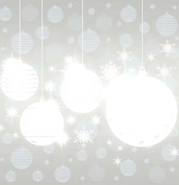 Kar taneleriyle soyut noel arkaplanı