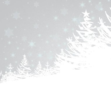 Kar taneleriyle soyut noel arkaplanı