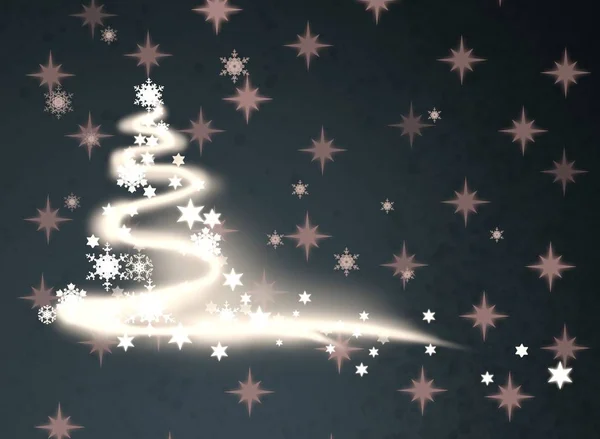 Abstrakte Weihnachtliche Hintergrund Mit Raum — Stockfoto