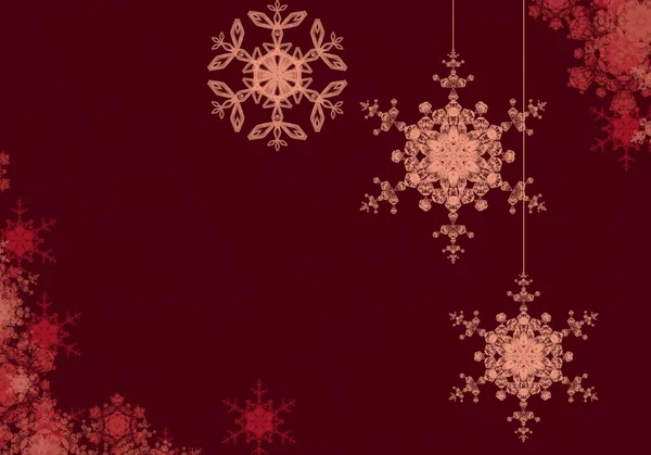 Abstract Seamless Background Snowflakes — Stock Photo, Image