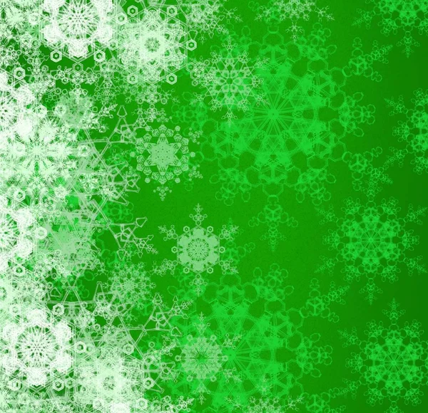 Abstract Christmas Background Snowflakes — Stock Photo, Image