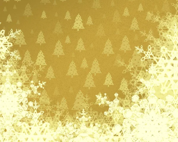 Vector Seamless Pattern Christmas Trees — Stock Photo, Image