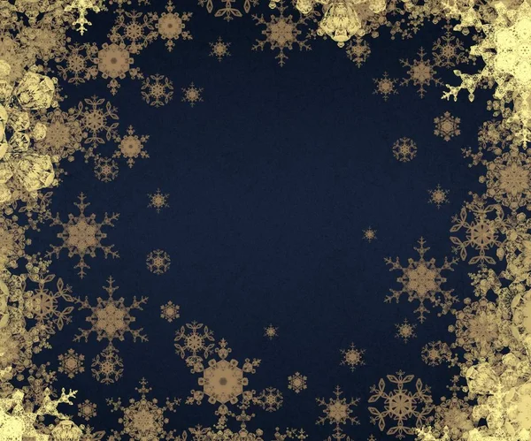 Christmas Shiny Background Snowflakes — Stock Photo, Image