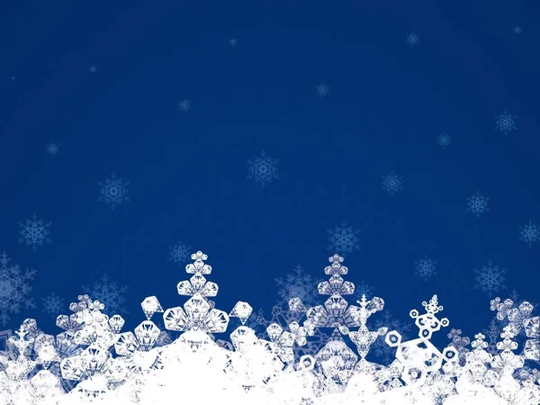 Abstract Seamless Background Snowflakes — Stock Photo, Image