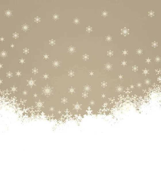 Fondo Navidad Abstracto Con Copos Nieve — Foto de Stock