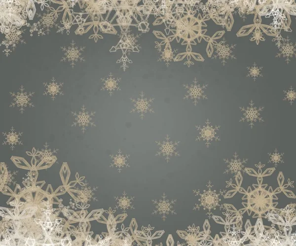 Vintage Grunge Background Snowflakes — Stock Photo, Image