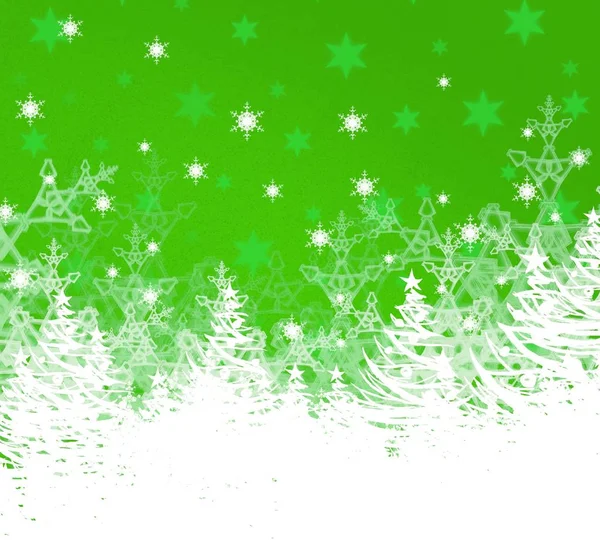 Grunge Fondo Navidad Con Copos Nieve — Foto de Stock