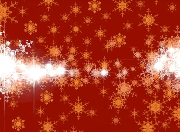 Abstrakte Weihnachten Hintergrund Mit Schneeflocken — Stockfoto