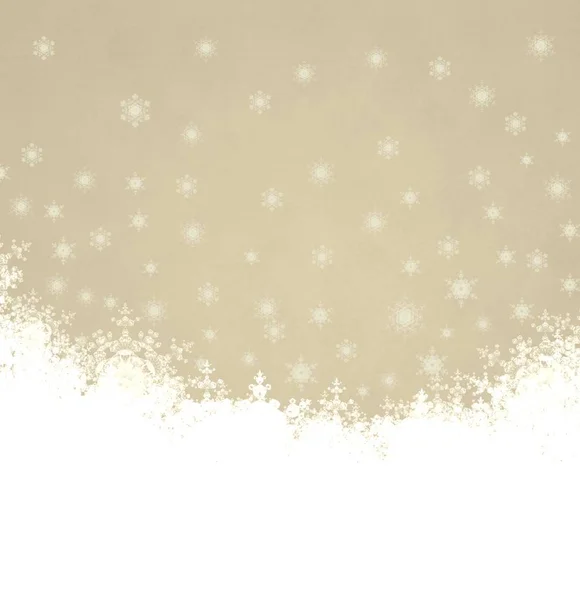 Fondo Navidad Abstracto Con Copos Nieve —  Fotos de Stock
