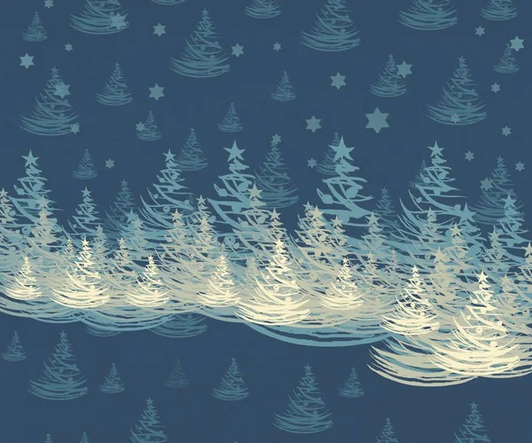 抽象的で光沢のあるクリスマスの背景 — ストック写真