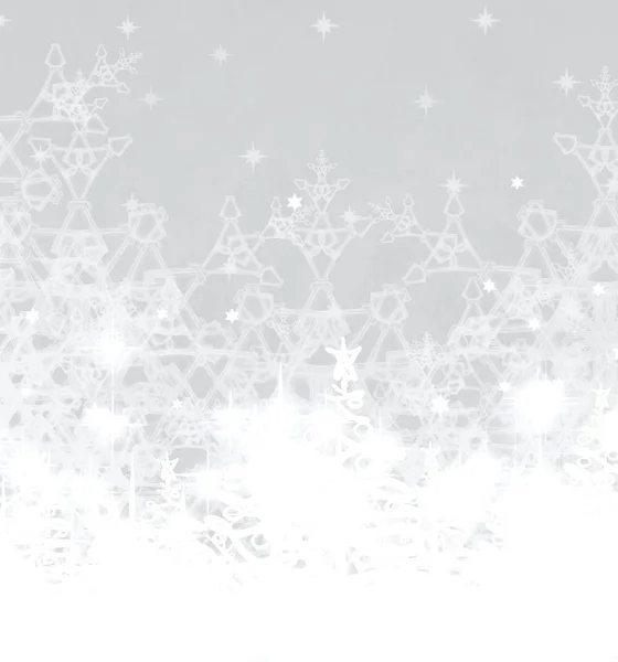 Grunge Fond Noël Avec Flocons Neige — Photo