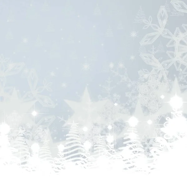 Wektor Boże Narodzenie Tło Płatków Śniegu — Zdjęcie stockowe