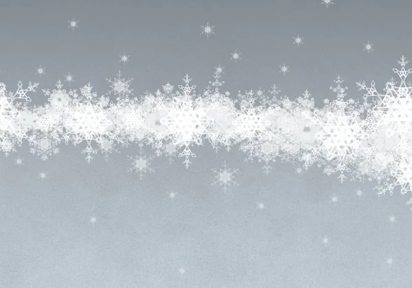 Χριστουγεννιάτικο Φόντο Του Ουρανού Χιόνι — Φωτογραφία Αρχείου
