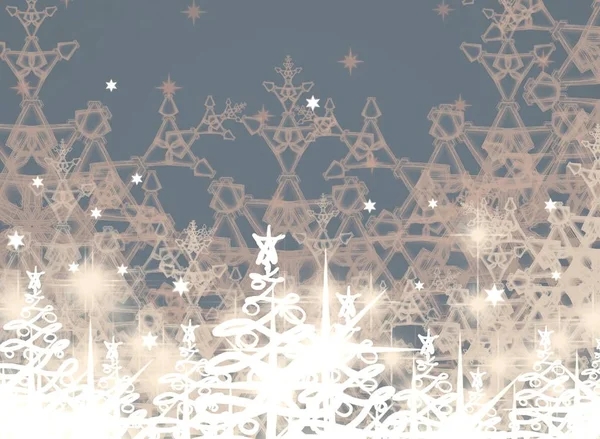 Grunge Christmas Background Snowflakes — Stock Photo, Image