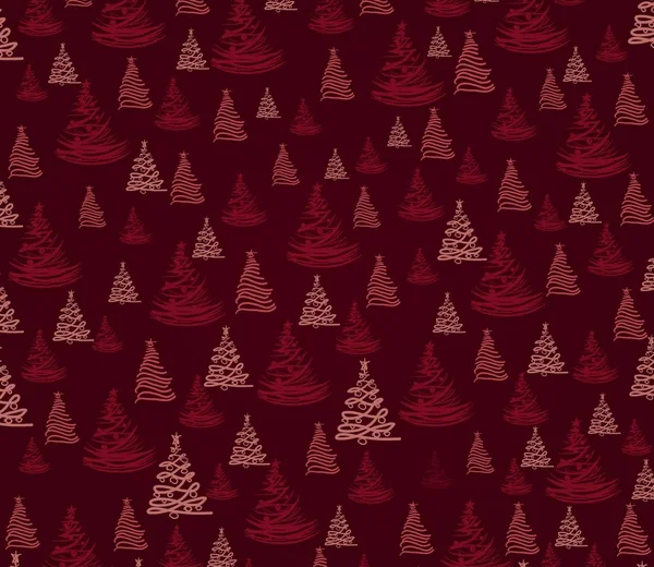 Vector Illustration Christmas Pattern — Stock Photo, Image