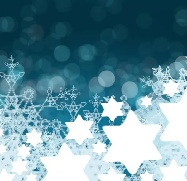 Abstract Seamless Background Snowflakes — Stock Photo, Image