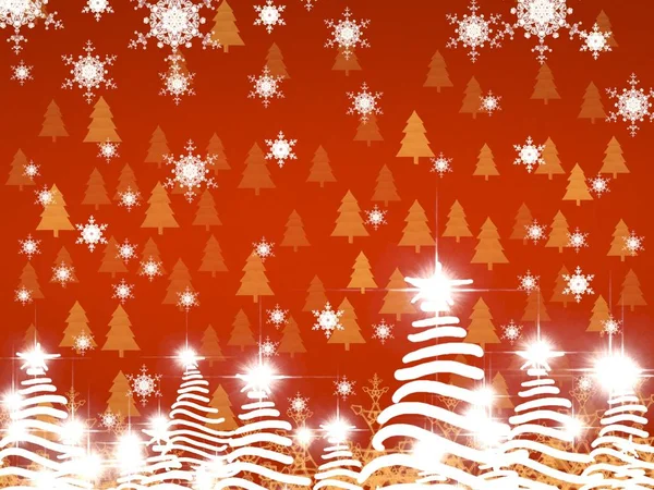 Karácsonyfa Vektoros Illusztráció — Stock Fotó