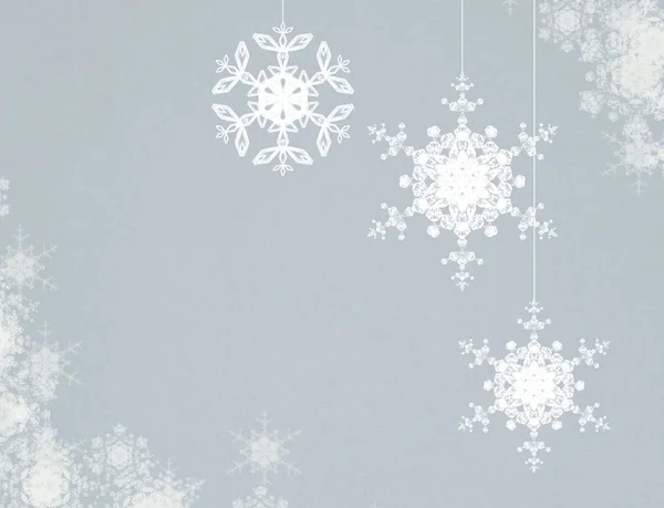 Abstract Holiday Background Snowflakes — Stock Photo, Image