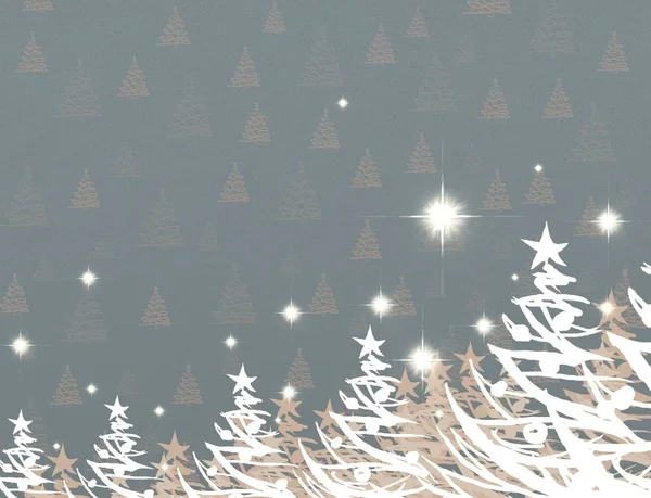 Vector Ilustración Del Árbol Navidad —  Fotos de Stock