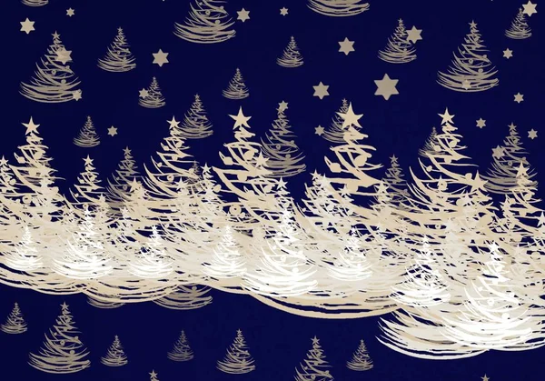Vektor Illusztrációja Karácsonyfa — Stock Fotó