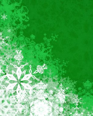 Kar taneleriyle soyut noel arkaplanı   