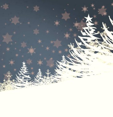 Kar taneli vektör noel arkaplanı