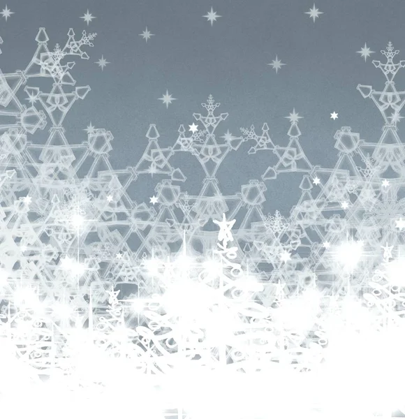 Abstract Seamless Background Snowflakes — Stock Photo, Image