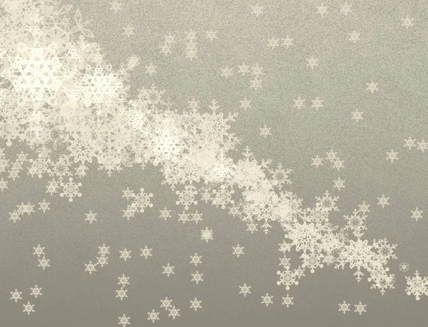 Navidad Brillante Fondo Con Copos Nieve —  Fotos de Stock
