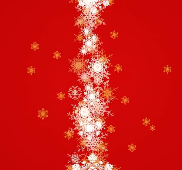 Christmas Tree Background Snowflakes — Stock Photo, Image