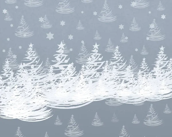 雪の結晶とシームレスな背景 — ストック写真
