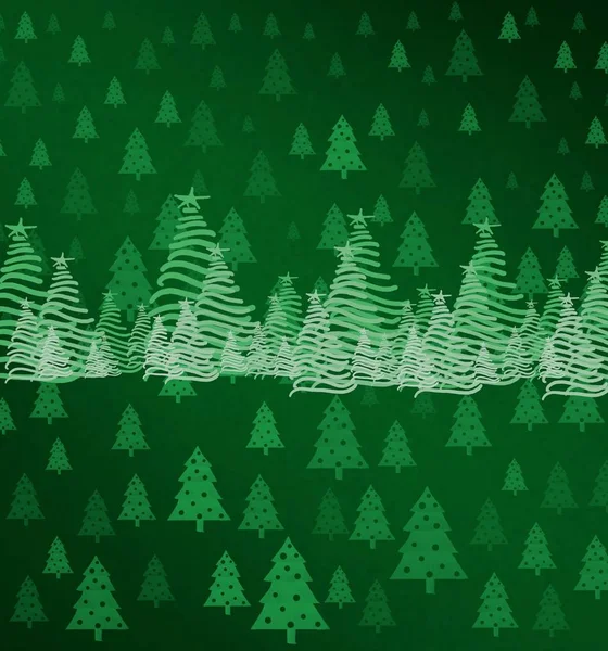 Vector Illustration Christmas Tree — Stock Photo, Image