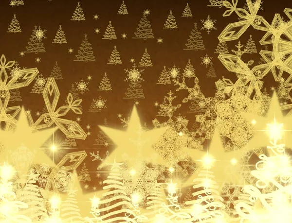 Abstracte Kerstmis Achtergrond Met Sterren — Stockfoto