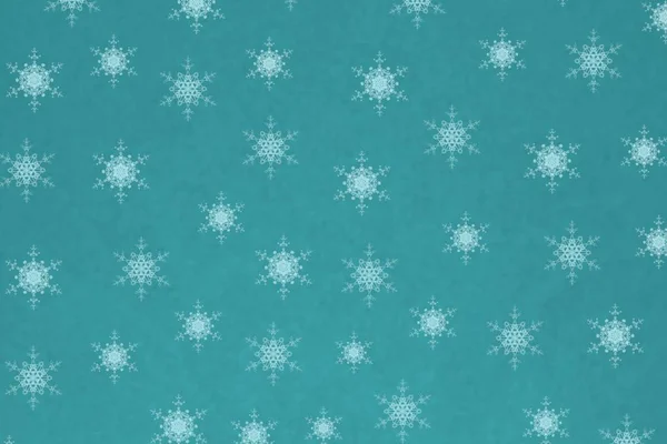 Abstrakter Blauer Hintergrund Mit Schneeflocken — Stockfoto