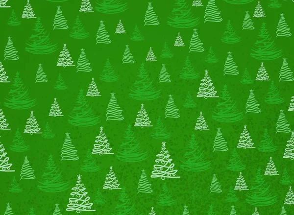 Векторная Иллюстрация Рождественской Елки — стоковое фото