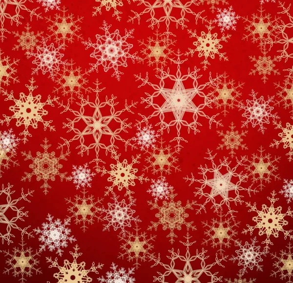 Fondo Navidad Abstracto Con Copos Nieve — Foto de Stock